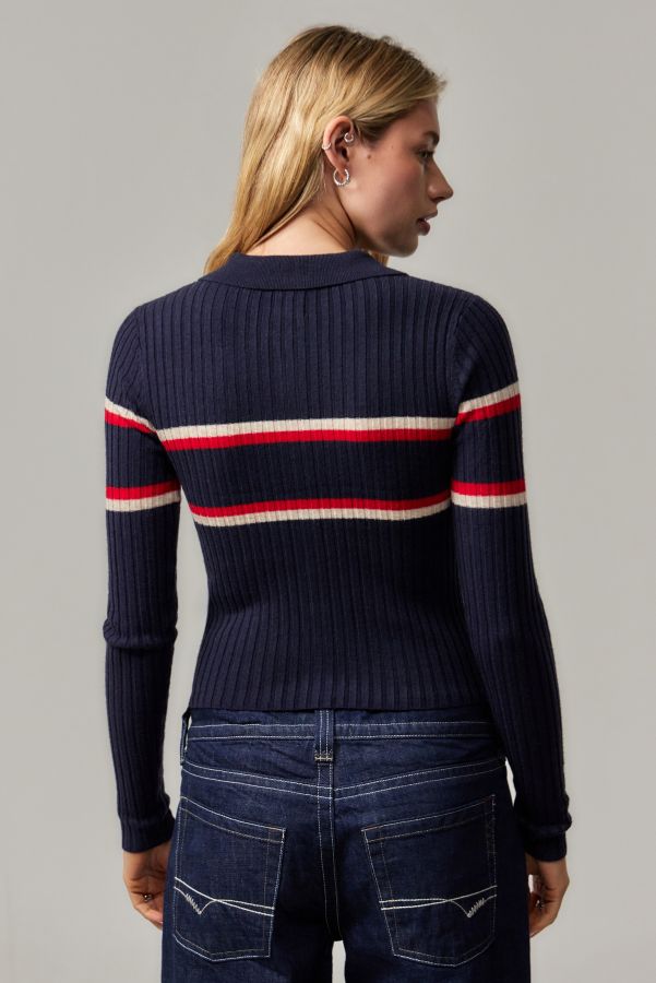 Vista diapositiva: 5: BDG Denver Cardigan Polo a Righe