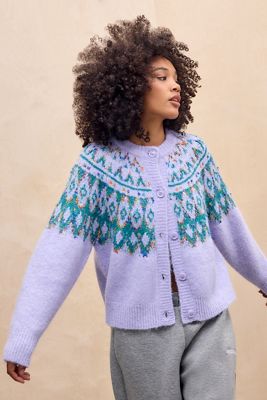 Kimchi Blue Konfetti Fairisle Strickjacke