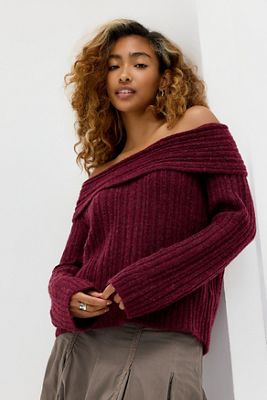 Kimchi Blue Bardot Off-The-Shoulder Jumper