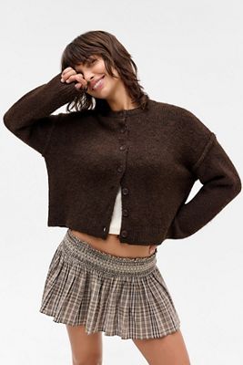 UO Marli Rundhals-Strickjacke