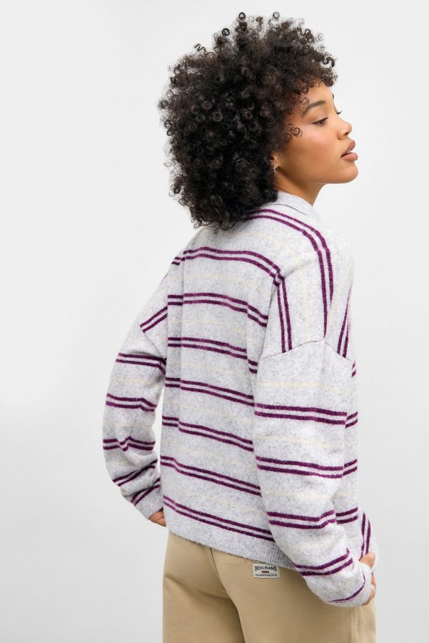 Vista diapositiva: 4: iets frans... Maglione Polo Oversize a Righe