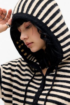 UO Tyler Button-Through Hoodie