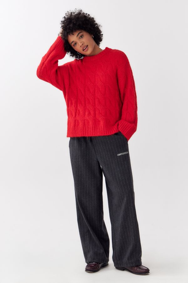 Slide View: 3: Kimchi Blue Boston Lofty Cable Knit Jumper