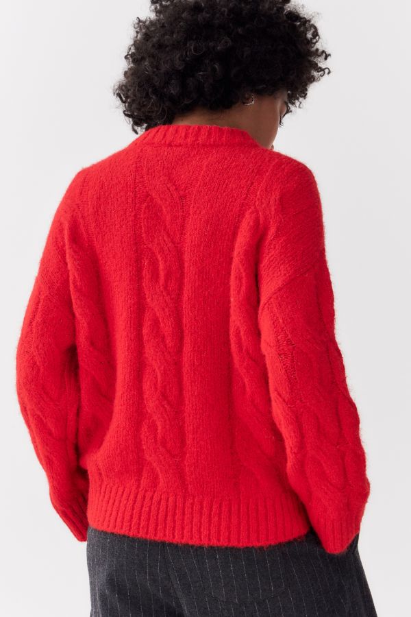 Slide View: 5: Kimchi Blue Boston Lofty Cable Knit Jumper