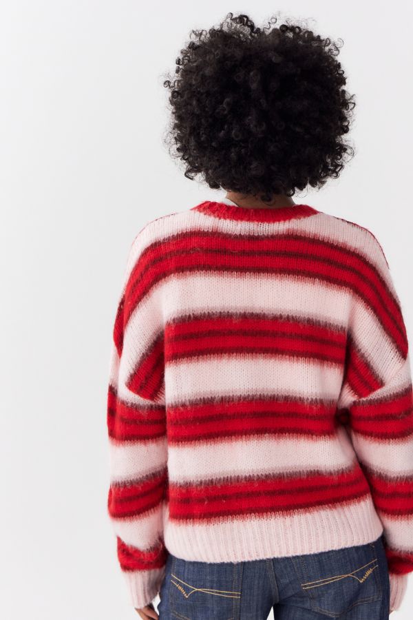 Slide View: 5: BDG Stripe Brushed Knit Jumper