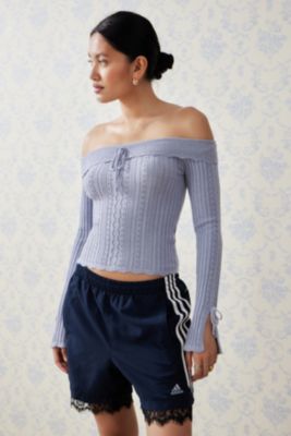 Kimchi Blue Off-The-Shoulder Knit Top