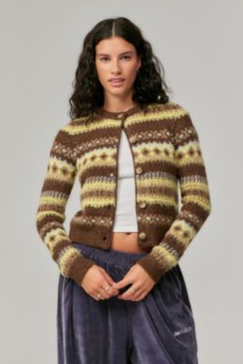 Cardigan Lavorato a Maglia Fairisle UO