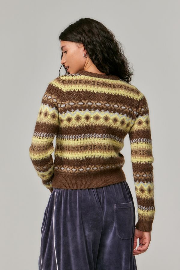 Vista diapositiva: 4: Cardigan Lavorato a Maglia Fairisle UO