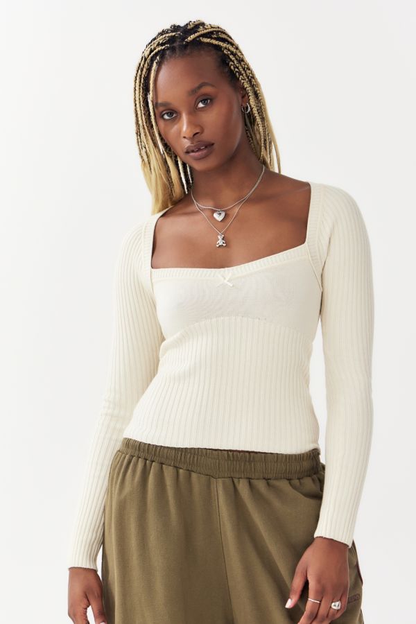 Slide View: 1: UO Bolero Knit Top