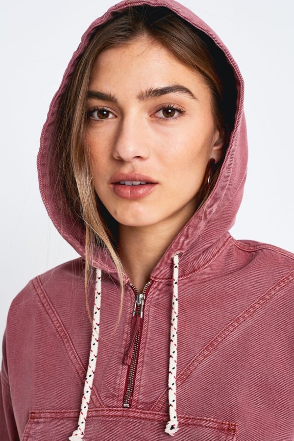 UO Pink Utility Popover Jacket | Urban Outfitters UK