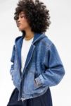 Thumbnail View 1: BGD Daria Bandana Print Denim Jacket