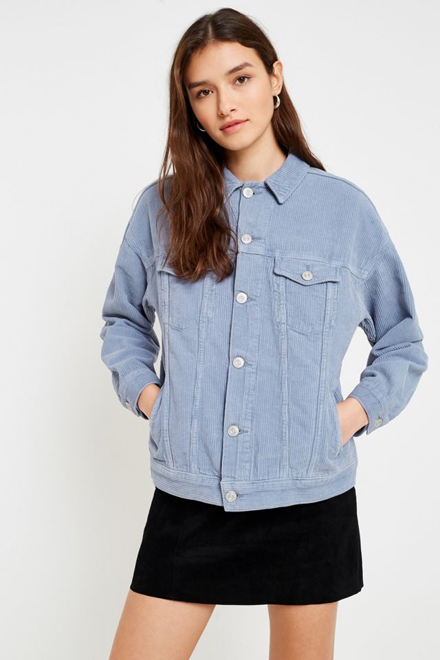 BDG Blue Corduroy Jacket Urban Outfitters UK