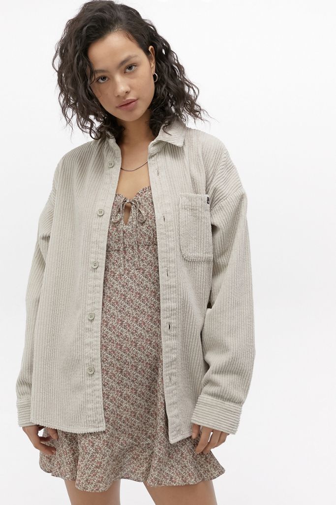 BDG Chunky Corduroy Ivory Shirt Jacket | Urban Outfitters UK