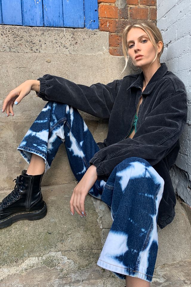 BDG Billy Cord Black Harrington Jacket Urban Outfitters UK