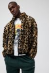 Thumbnail View 5: BDG Olive Leopard Print Fleece