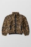 Thumbnail View 7: BDG Olive Leoparden-Print Fleece