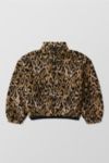 Thumbnail View 8: BDG Olive Leoparden-Print Fleece