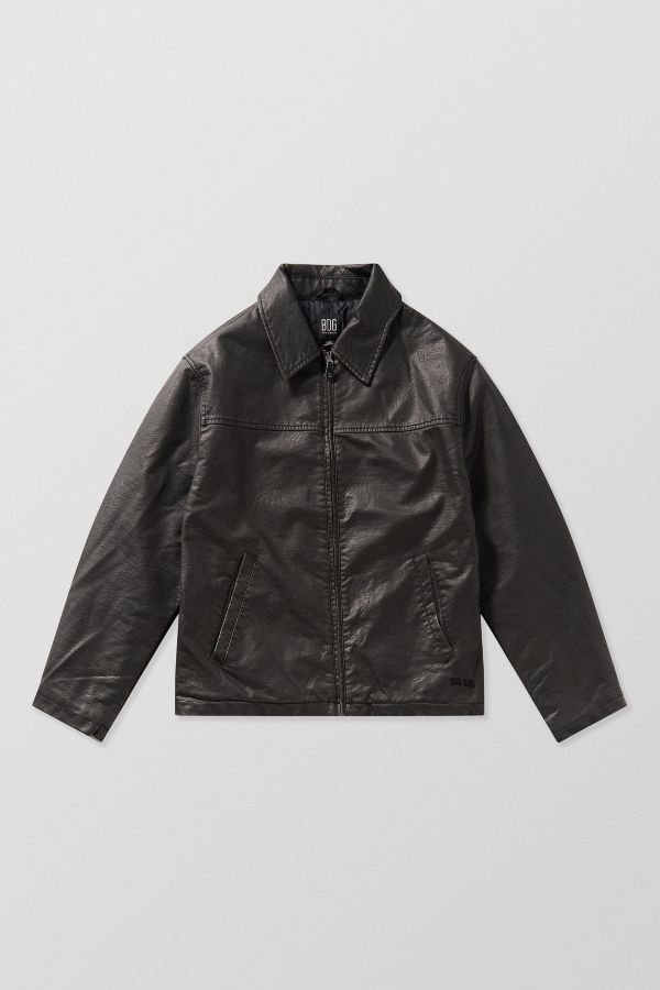 Slide View: 7: BDG Boxy Dex Faux Leather Jacket