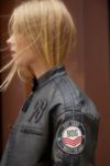 Thumbnail View 2: BDG Zerfetzte Kunstleder Motocross Jacke