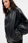 Thumbnail View 3: BDG Fran Faux Leather Bomber Jacket