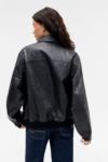 Thumbnail View 4: BDG Fran Faux Leather Bomber Jacket