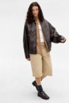 Thumbnail View 2: BDG Fran Faux Leather Bomber Jacket