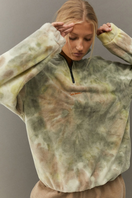 quarter zip fleece sweatshirt