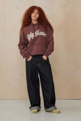 Sweat à capuche rétréci BDG