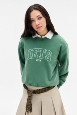 iets frans... Sudadera Verde Encogida con Apliques