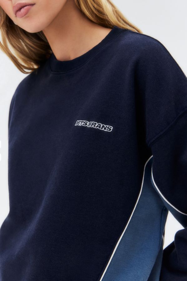 Slide View: 3: iets frans... – Paspeliertes Sweatshirt „Harri“