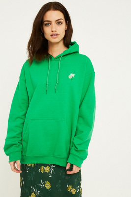 champion uo exclusive daisy logo hoodie sweatshirt