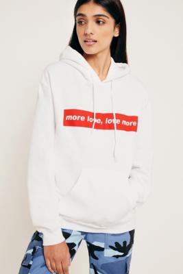 Urban Outfitters More Love, Love More Hoodie | Urban Outfitters UK