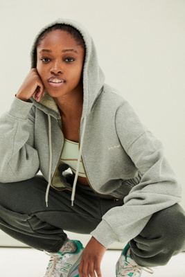 Urban Outfitters - Sweat à capuche court rose transparent | Urban Outfitters FR
