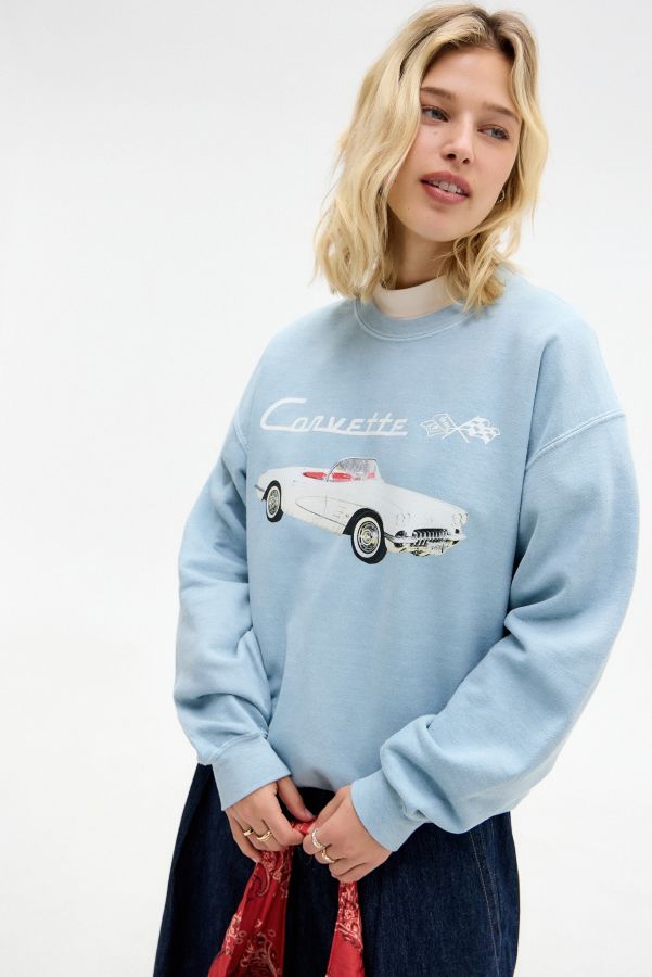 Slide View: 1: Sweat-shirt UO Corvette Voiture