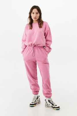 candy pink sweatshirt