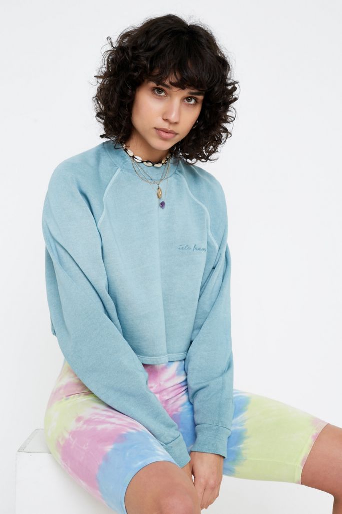 Iets Frans Crop Crew Neck Sweatshirt Urban Outfitters Uk 8113