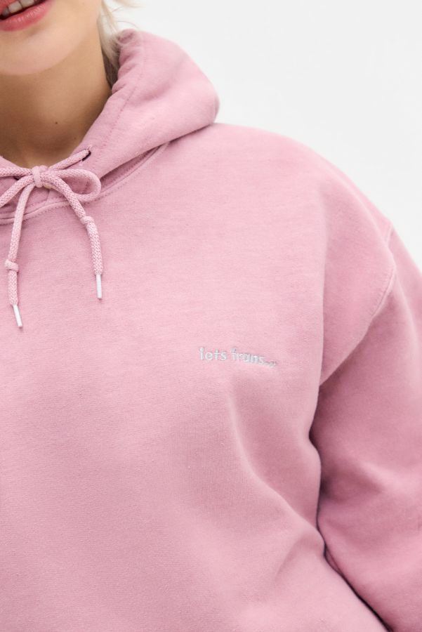 Slide View: 4: iets frans... Piggy Pink Hoodie