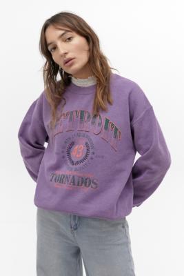 UO Detroit Tornados Crew Neck Sweatshirt | Urban Outfitters UK