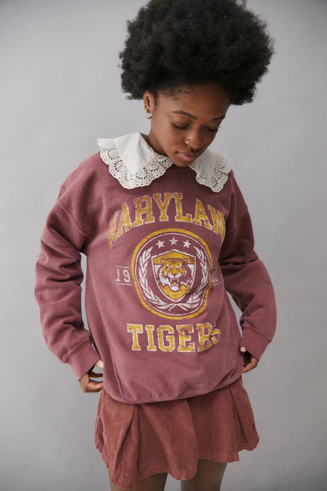 UO Maryland Tigers Crew Neck Sweatshirt Urban Outfitters UK