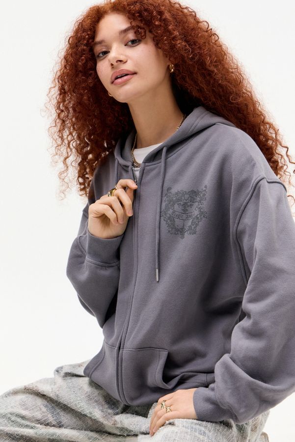 Slide View: 2: Silence + Noise Dusty Wings Zip Hoodie