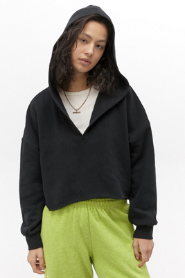 deep v hoodie