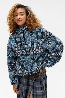 BDG Blue Tapestry Fleece