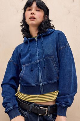 BDG Indigo Easy Hoodie