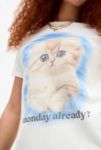 Thumbnail View 2: T-shirt ample UO Monday Kitten