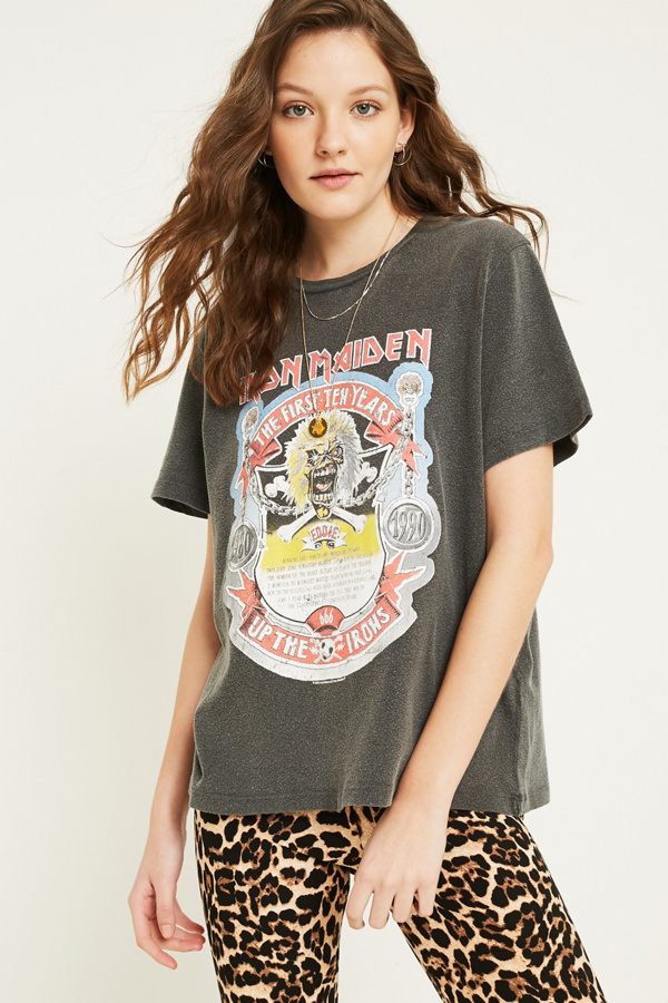 UO Iron Maiden TShirt Urban Outfitters UK