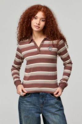 BDG Shrunken Stripe Rugby Shirt