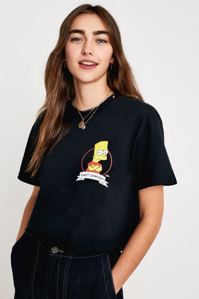 UO Bart Simpson Crop T-Shirt | Urban Outfitters UK