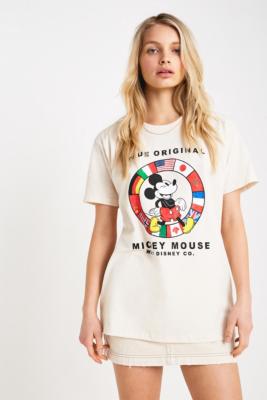 Mickey Mouse Flag T-Shirt | Urban Outfitters UK