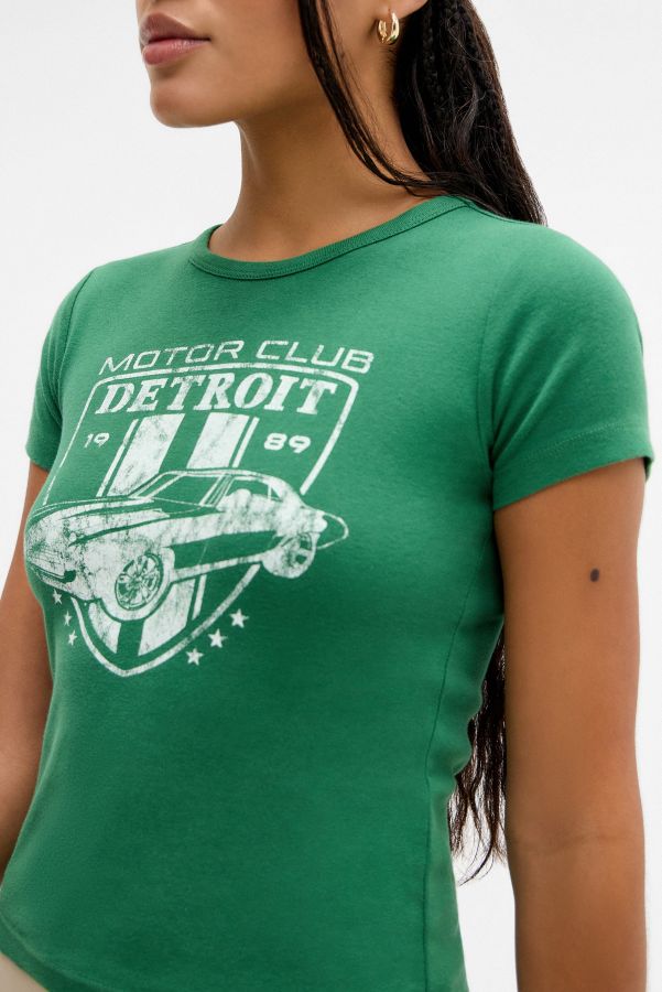 Slide View: 2: T-shirt bébé UO Motor Club Detroit