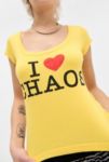 Thumbnail View 3: UO I Love Chaos Scoop Baby T-Shirt